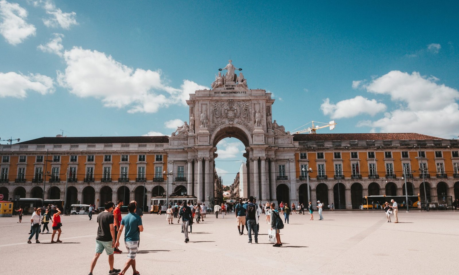 Praça do Comércio em Lisboa, Portugal